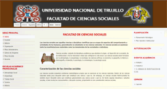 Desktop Screenshot of facsoc.unitru.edu.pe