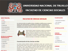 Tablet Screenshot of facsoc.unitru.edu.pe